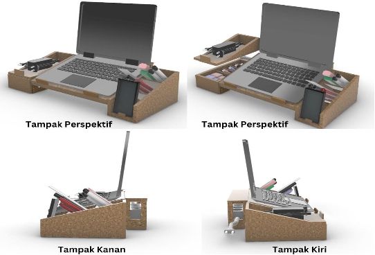 UPCYCLE LIMBAH KAYU MENJADI DESK ORGANIZER