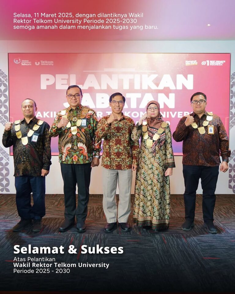 Pelantikan Wakil Rektor Telkom University Periode 2025-2030