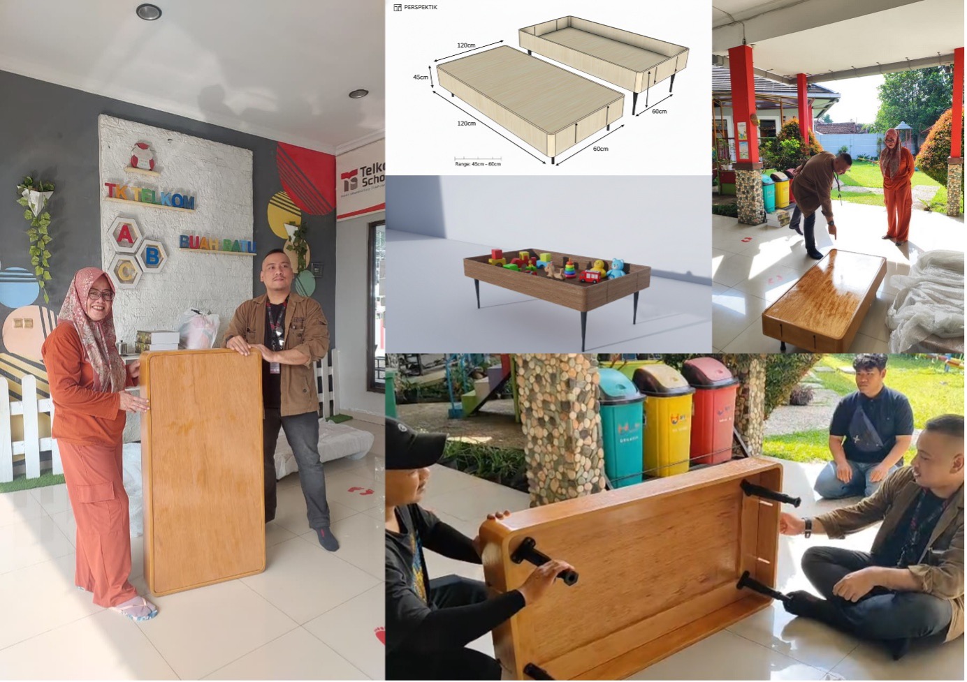Perancangan Meja Belajar untuk TK Telkom Buah Batu dengan Pendekatan Desain Interaksi Yang Intuitif dan Menyenangkan. Perancangan Meja Belajar untuk TK Telkom Buah Batu dengan Pendekatan Desain Interaksi Yang Intuitif dan Menyenangkan.