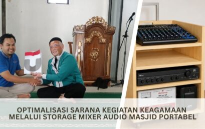 Optimalisasi Sarana Kegiatan Keagamaan  melalui Storage Mixer Audio Masjid Portabel